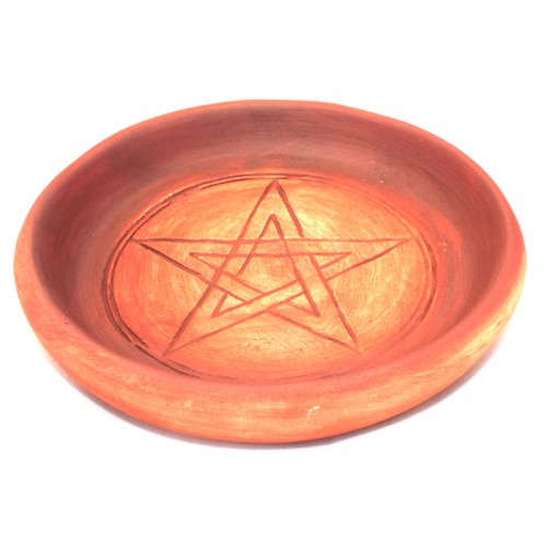 Pentacle Ceramic Dish Clay 05